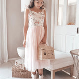 A Little Lacey, Audrey Rose Girls Tulle Dress, EUC, Size 7