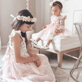 A Little Lacey, Audrey Rose Girls Tulle Dress, EUC, Size 7