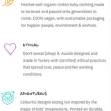 Leon and Bird, Grey Galaxy Long Sleeve Organic Romper by Leon & Bird