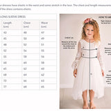 Half bell sleeves detail on girls tutu dress