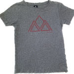 Front view of Boys Casual Grey Shirt Size 12 by MacPac