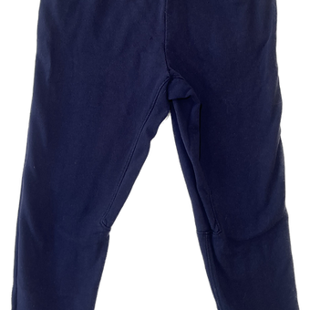 Close-up of adjustable waistband on Crew Cuts Boys Navy Joggers Size 7