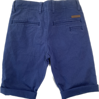 Back view of boys navy shorts size 10 – Skylark