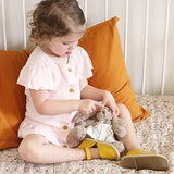 Leather sandals on a grassy background for outdoor use