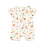 Full set of Taylor Flora short romper with matching floral headband